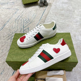 Gucci sneakers detailed view showing premium designer craftsmanship