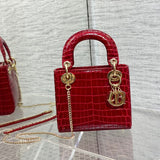 Top view of statement sleek women's handbag – women's luxury handbag