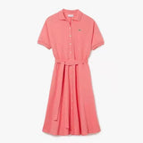 Full styled look of Lacoste luxury clothing with logo-detail design