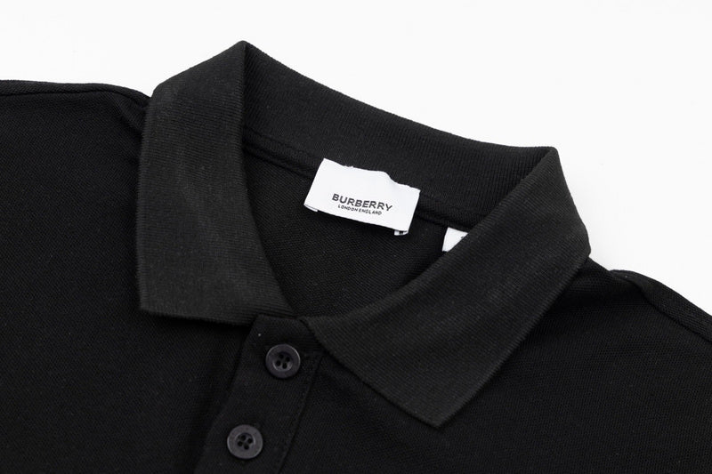 Full styled look of Polo cotton polo shirt with monogram-inspired silhouette
