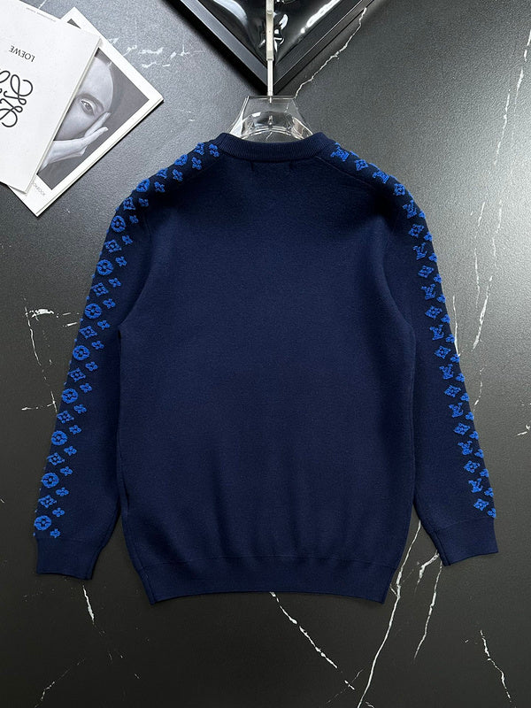 Back view of Louis Vuitton luxury clothing with contemporary cut