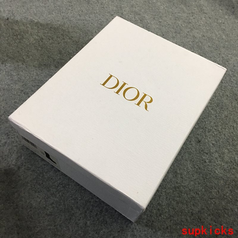 Dior shoes Style 018 - close-up of classic monogram styling (alternate angle)