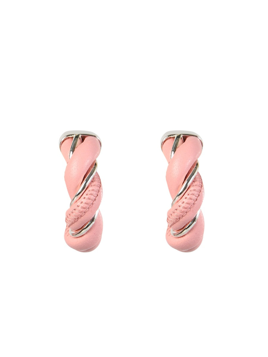 Bottega Veneta Jewellery? Bottega Veneta Women Braided Hoop Earrings Luxury Designer Statement Jewellery