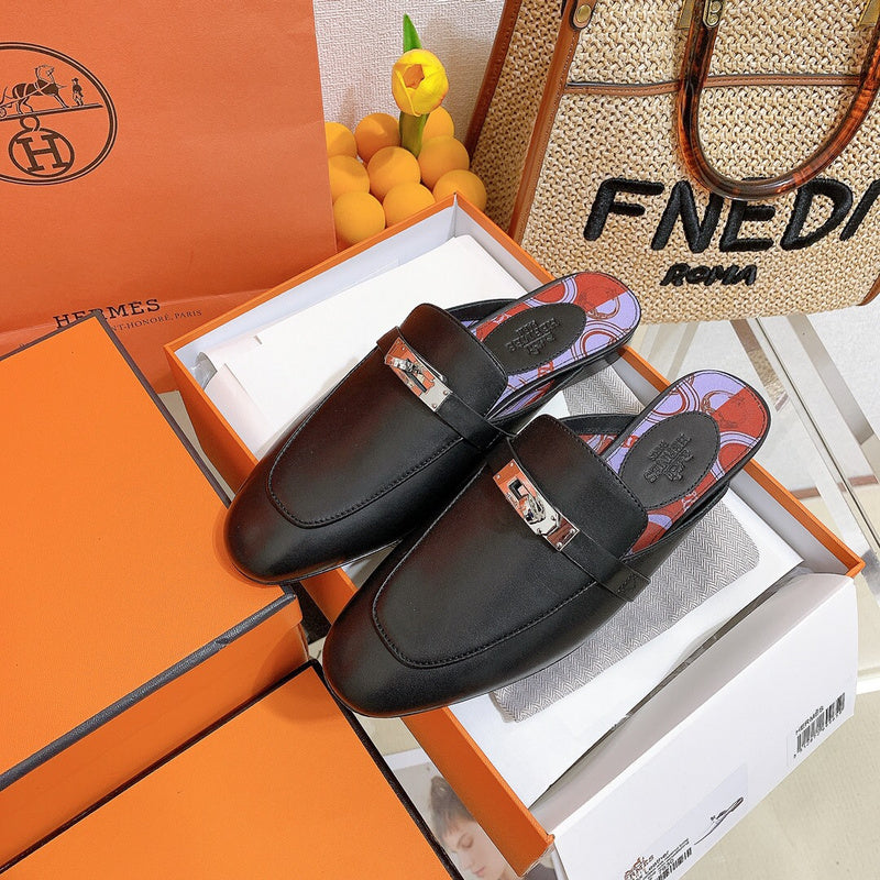 Hermes shoes Style 354 - editorial style shot
