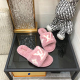 Louis Vuitton shoes Style 353 - close-up of bold signature style