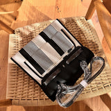 Close-up detail of timeless bag design