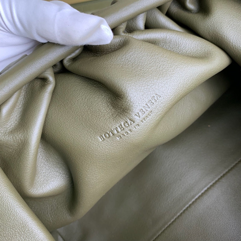 Bold Vegan Leather Handbag - Signature Hardware Accents | Women's Designer-Inspired Purse #1751 - back view (image 4) of designer-inspired handbag