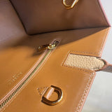 Elegant Vegan Leather Handbag - Refined Silhouette | Women's Fashion Handbag #1093 - interior view (image 6) of designer-inspired handbag