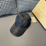 Side view of Burberry unisex cap