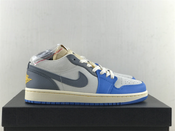 Nike soft grey luxury sneakers view 6 chunky sole construction