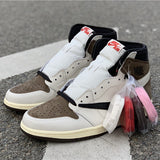 Side profile of Nike fresh white-and-black sneakers streetwear statement look