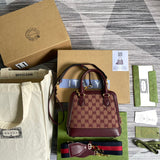 Top view of elevated sleek women's handbag – women's luxury accessory