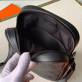 Back view of structured signature women's handbag – women's premium purse