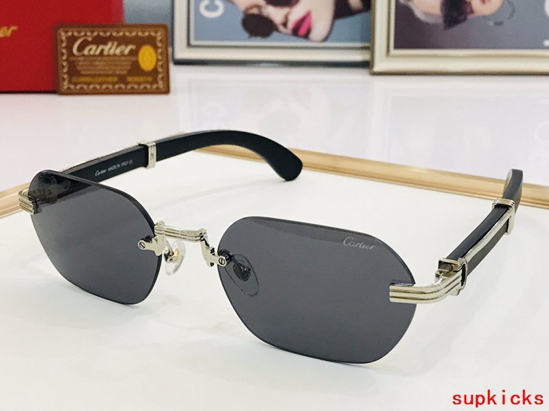 Full view of Cartier unisex sunglasses