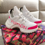 Close-up of Louis Vuitton shoes craftsmanship