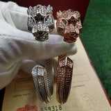 Side view of Cartier unisex jewelry piece