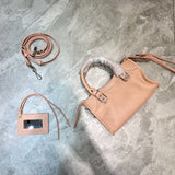 Refined Faux Leather Handbag - Versatile Everyday Design | Women's Everyday Carry Handbag #698 - close-up detail shot (image 3) of designer-inspired handbag