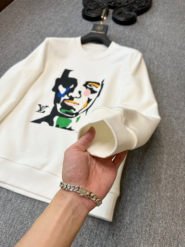 Close-up detail shot of Louis Vuitton luxury clothing with tailored silhouette