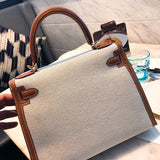 Close-up detail of timeless bag design