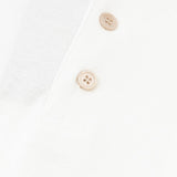 Front view of Polo cotton polo shirt with logo-detail design