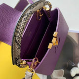 Front view of statement premium women's handbag – women's premium purse
