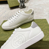 Gucci crisp white luxury sneakers view 4 everyday casual design