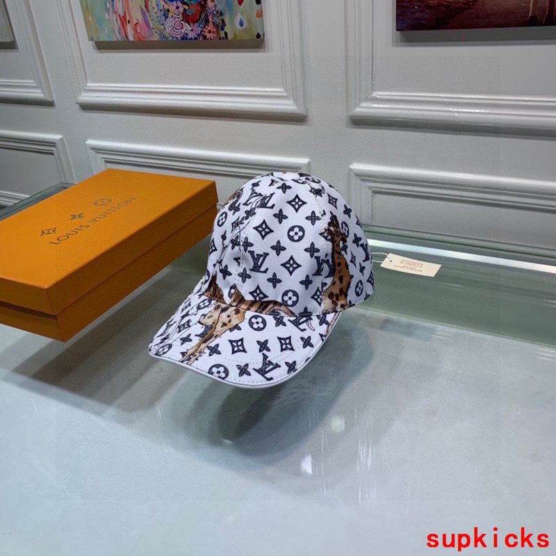 Close-up detail view of Louis Vuitton unisex cap