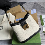 Front view of classic everyday-luxe women's handbag – women's designer-style accessory