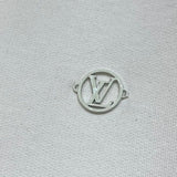 Front view of Louis Vuitton luxury clothing with signature branding