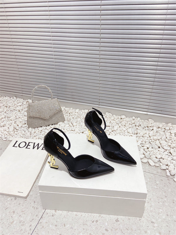 Saint Laurent luxury shoes close-up — premium authentic designer style