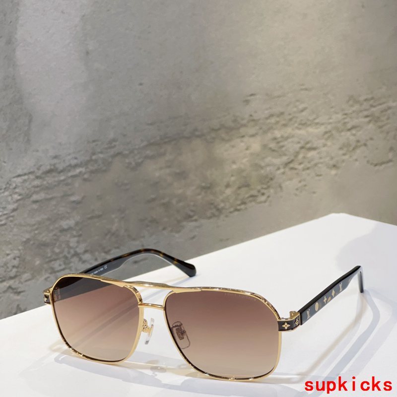 Lifestyle view of Louis Vuitton unisex sunglasses
