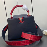  Sophisticated crossbody bag carried on shoulder 22