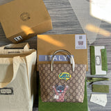Side profile of statement structured women's handbag – women's luxury accessory
