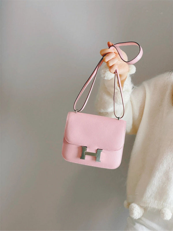 Considered bag shown from front angle