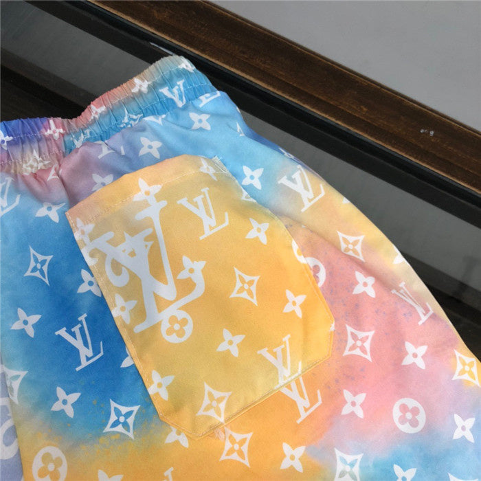 Close-up detail shot of Louis Vuitton cotton t-shirt with streetwear-inspired cut