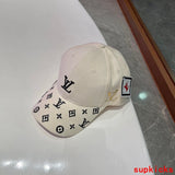 Close-up detail view of Louis Vuitton unisex cap