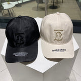 Side view of Burberry unisex cap