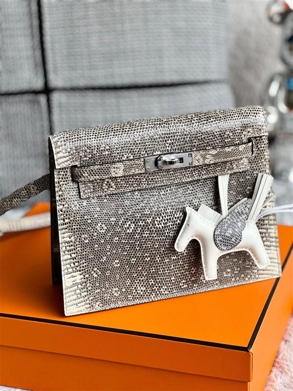 Close-up detail of clean-lined bag design