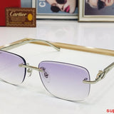 Angled view of Cartier unisex sunglasses