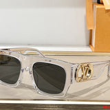 Side view of Louis Vuitton unisex sunglasses