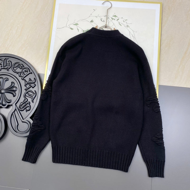 Side profile of Louis Vuitton luxury clothing with relaxed-fit cut