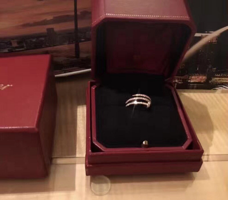 Front view of Cartier unisex jewelry piece