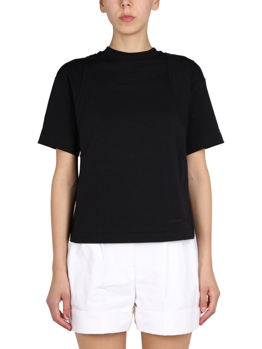 Alexander McQueen tee shirts luxury designer piece front view
