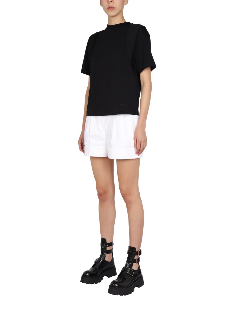 Alexander McQueen T-Shirts? Alexander Mcqueen Women Crewneck T-Shirt Premium Designer Cotton T-Shirt
