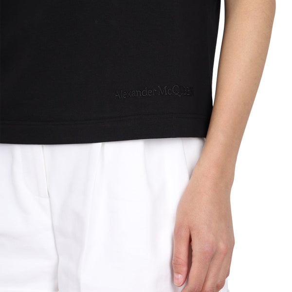 Alexander McQueen T-Shirts? Alexander Mcqueen Women Crewneck T-Shirt Premium Designer Cotton T-Shirt