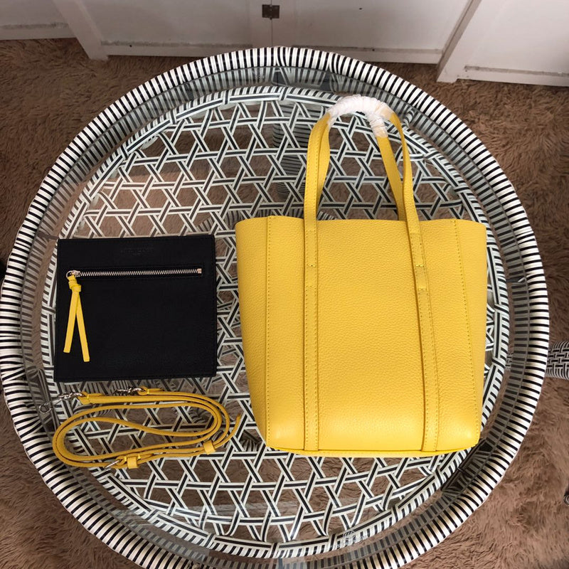 Top view of sleek statement women's handbag – women's designer-style accessory