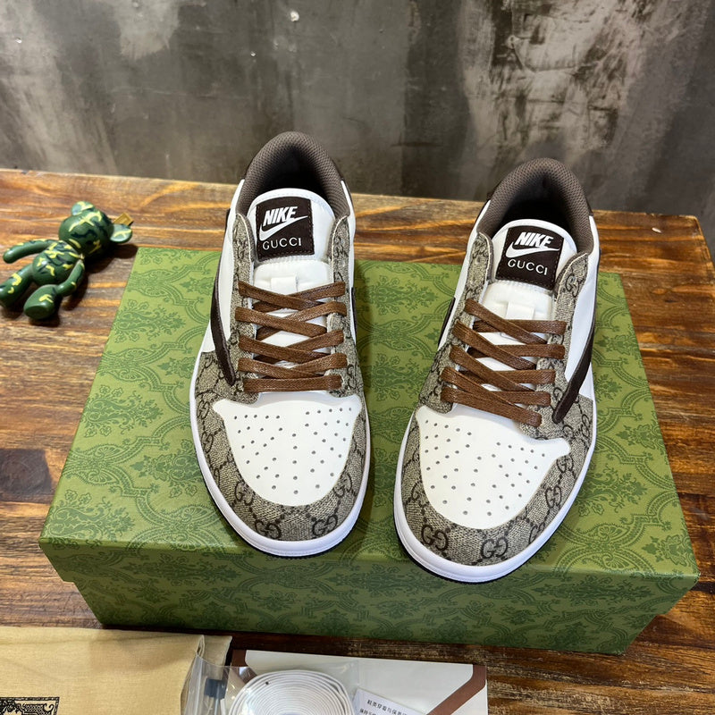 Gucci soft grey luxury sneakers view 9 padded collar comfort