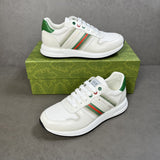 Gucci muted earth tones luxury sneakers view 7 heritage-inspired look