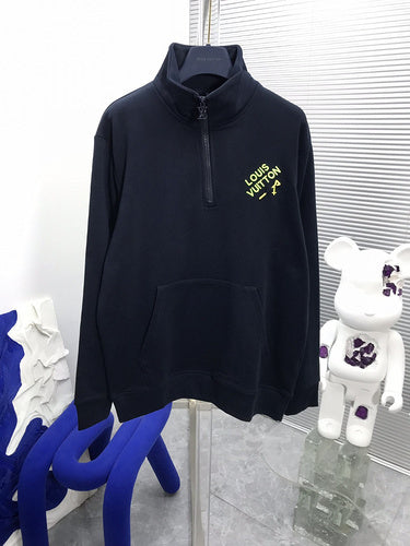 Side profile of Louis Vuitton luxury clothing with streetwear-inspired cut