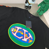 Side profile of Louis Vuitton cotton t-shirt with logo-detail design